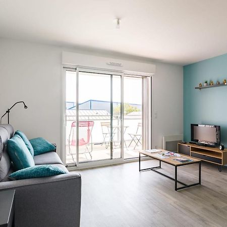 Appartement L'ÉCUME - Studio moderne avec grand balcon et place de parking à Dinard Extérieur photo