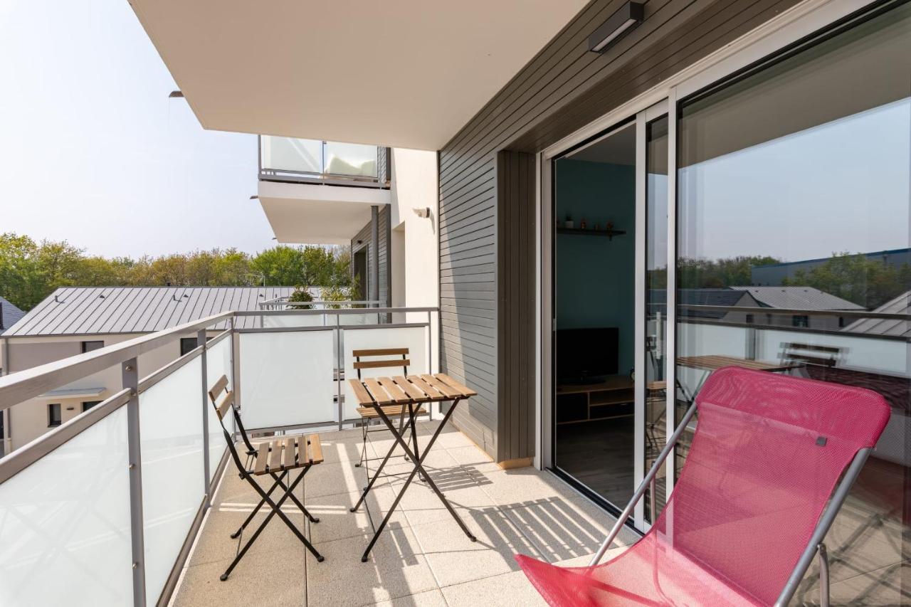 Appartement L'ÉCUME - Studio moderne avec grand balcon et place de parking à Dinard Extérieur photo
