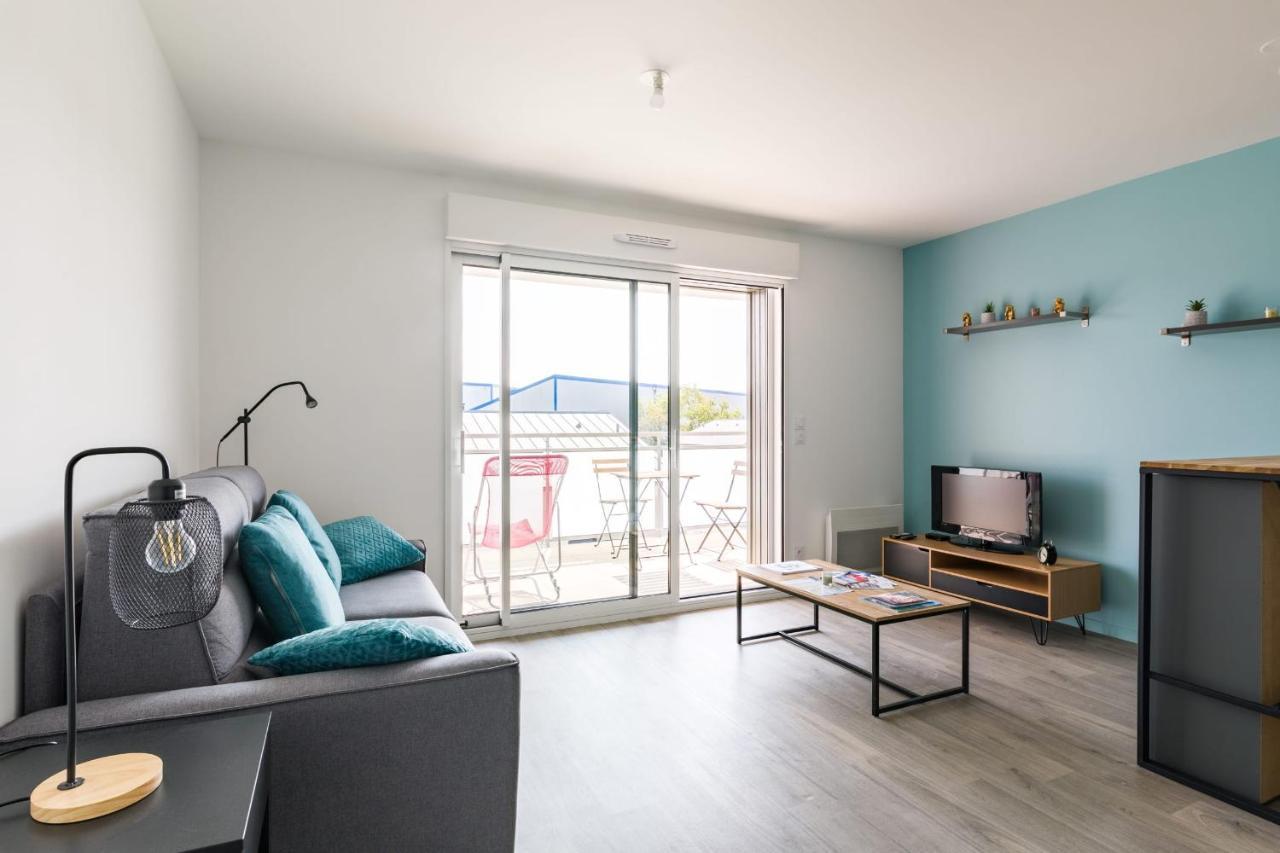 Appartement L'ÉCUME - Studio moderne avec grand balcon et place de parking à Dinard Extérieur photo