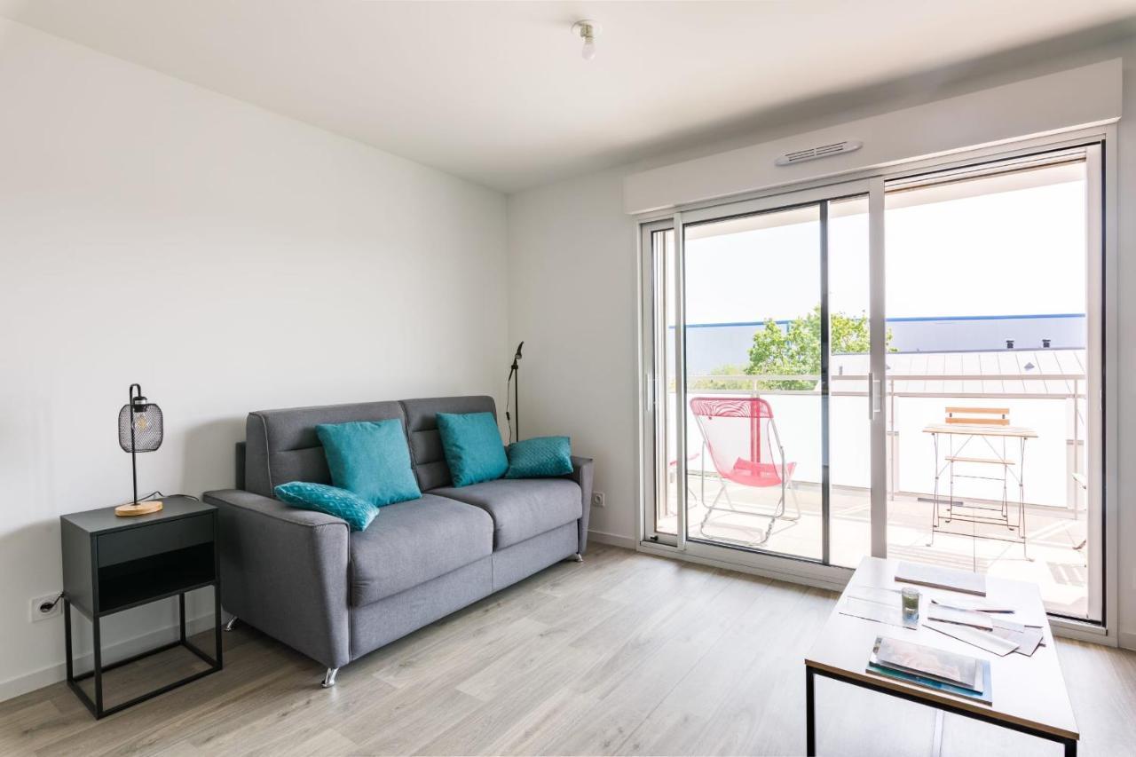 Appartement L'ÉCUME - Studio moderne avec grand balcon et place de parking à Dinard Extérieur photo